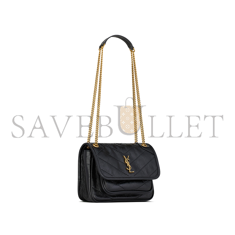 YSL NIKI BABY IN VINTAGE LEATHER 6331850EN071000 (21*16*7.5cm)